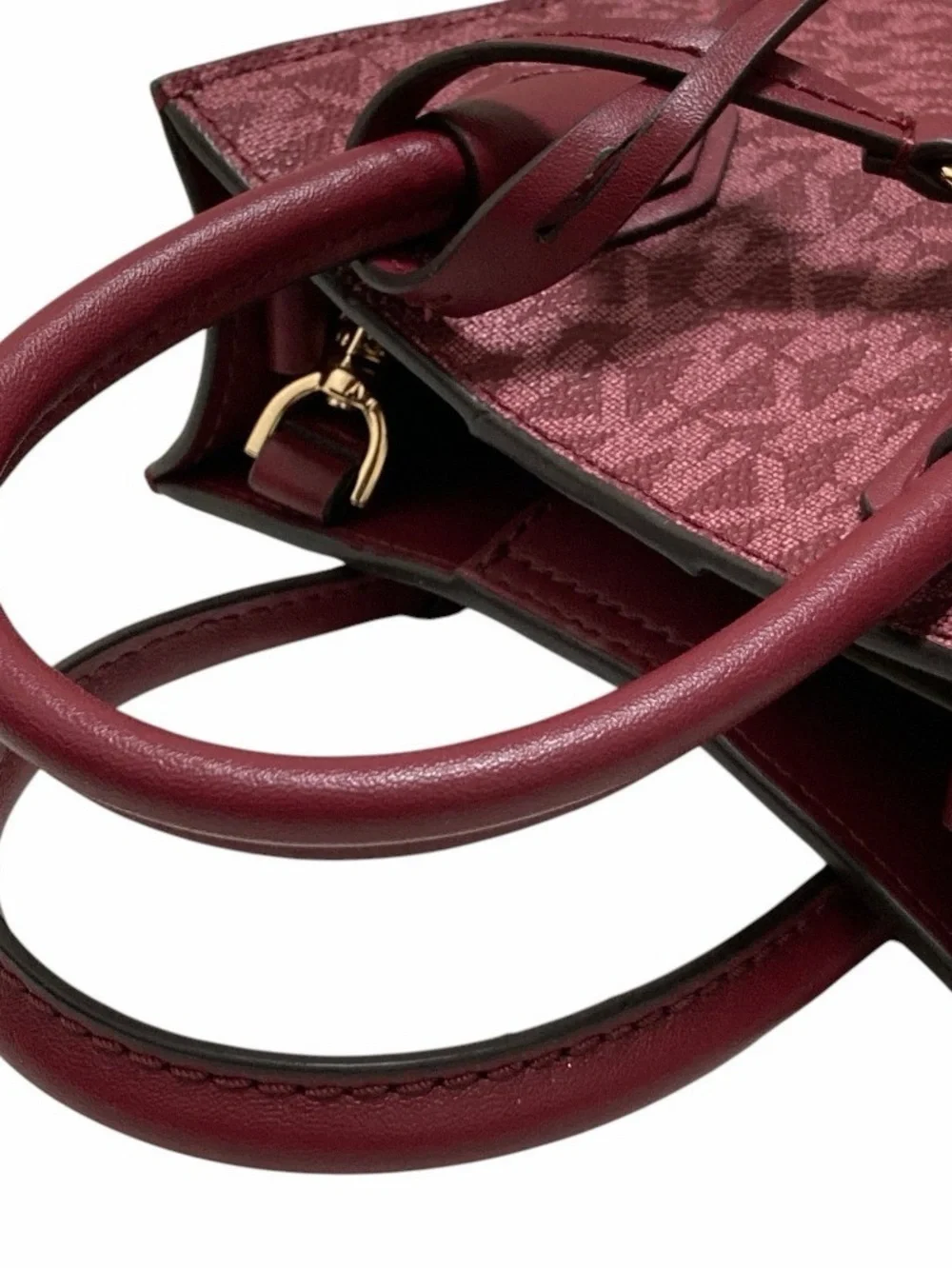 Michael Kors Mercer Mini Tote in mulberry with Gold Hardware and strap NWOT